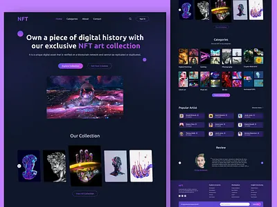 NFT Website app branding dailyui design illustration ui ui design ux ux design website design