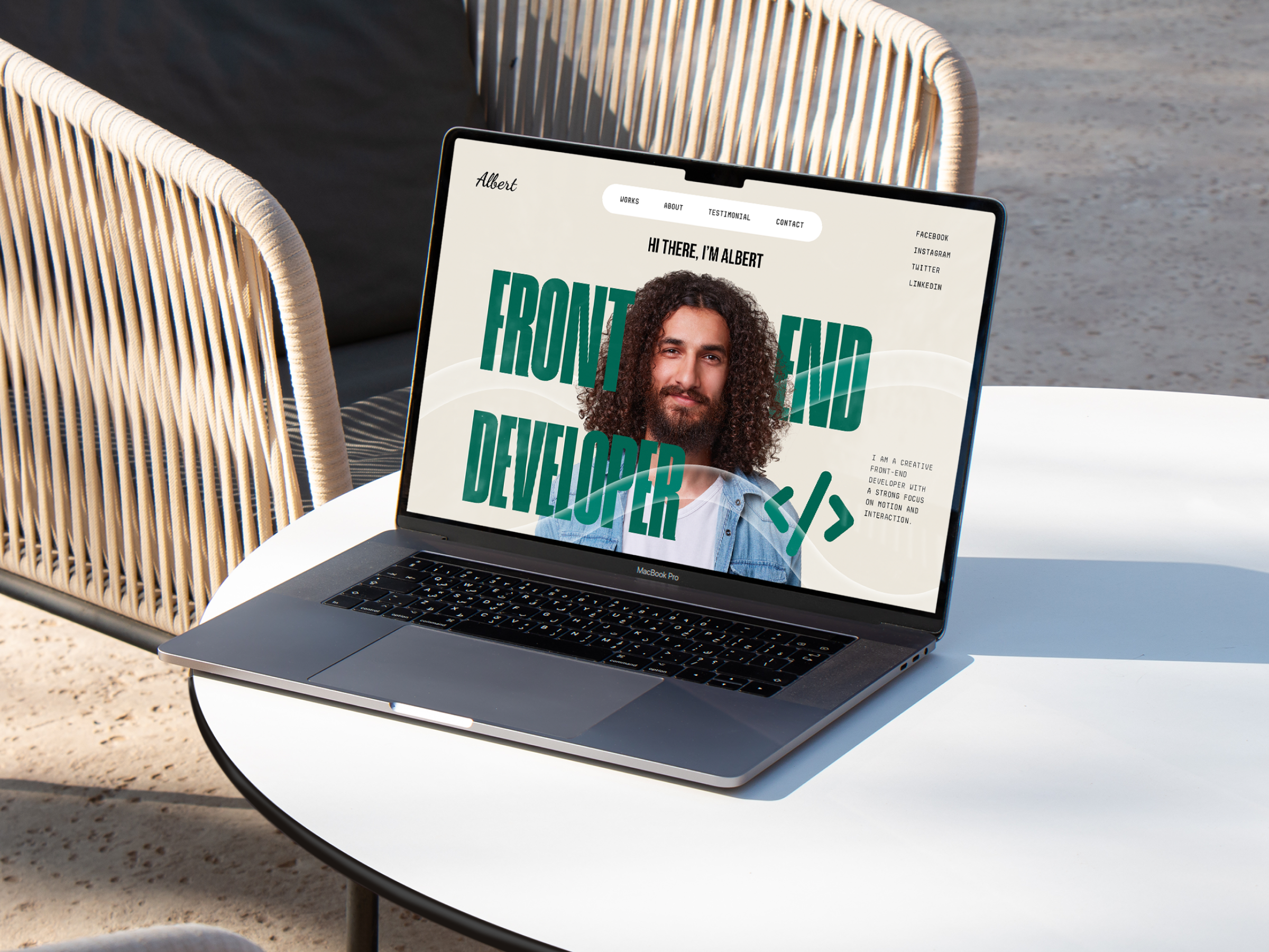 Portfolio Website design agency elegant homepage landing page landingpage minimal orix personal portfolio portfolio sajon ui ux web design web site webdesign website website design