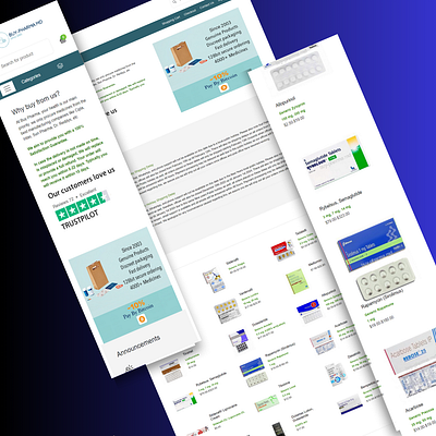 Pharma Website css design graphic design html javascript ui website design website designer