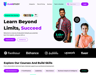 Elearning Education Platform classes coaching elearning learning online course onlineeducation premium courses school udmey ui unacadmey web developement website