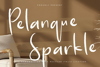 Pelanque Sparkle - Cute Handwritten Font style