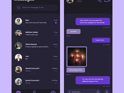 Day 013- Direct Messaging 💬 branding graphic design ui