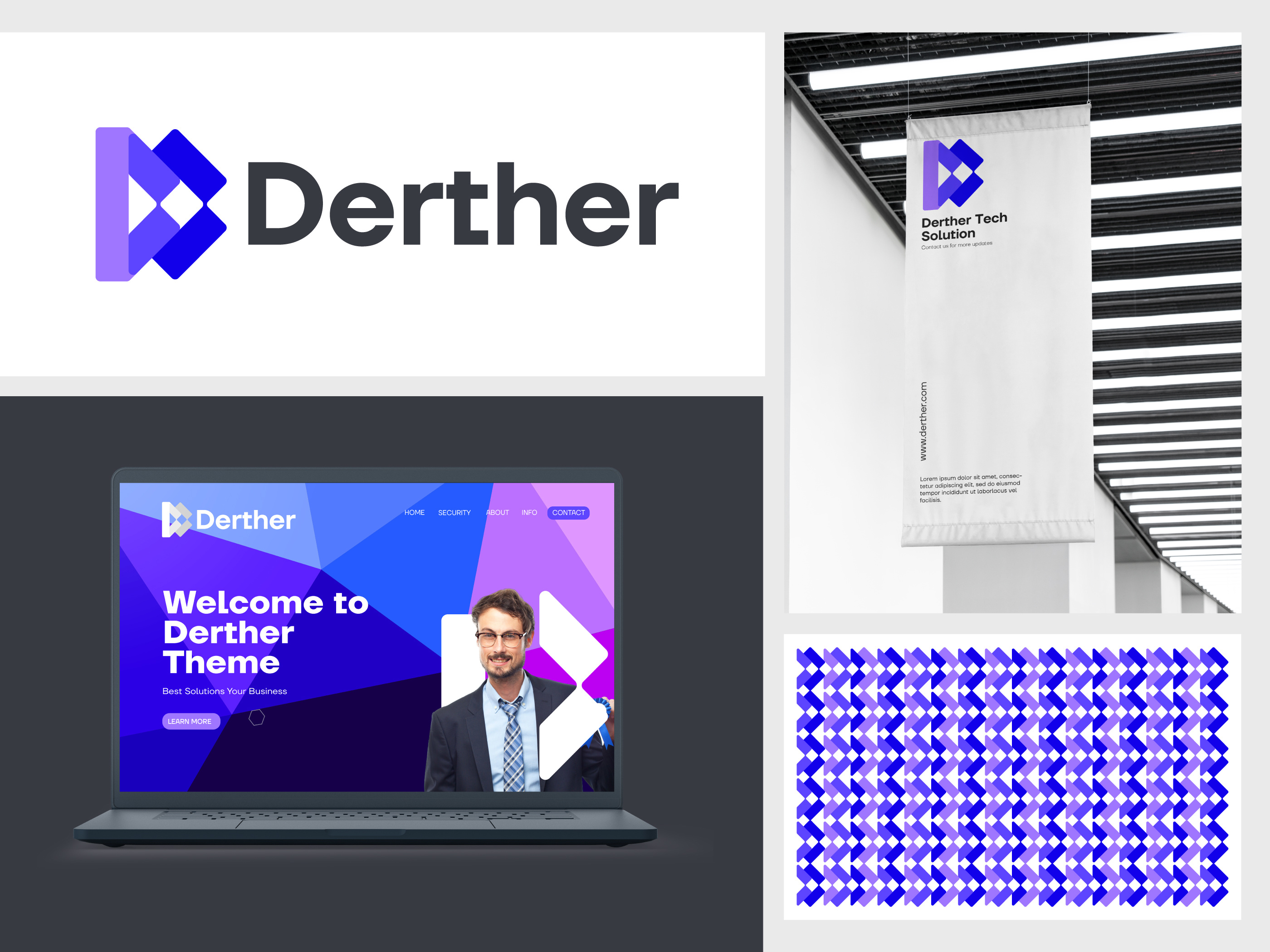 Derther branding - D Logo design - Web3, Tech, Sass, Futuristic a b c d e f g h i j k l m n abstract logo app icon brand identity brand identity designer branding d logo futuristic logo letter logo logo logo mark modern logo o p q r s t u v w x y z print sass software symbol tech unused logo sale web3