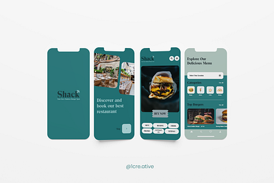 Shack 78 app branding creative design freelancedesigner freelancer graphic design graphicdesigner logo logomaker minimal mobileappdesign modern restaurant typography ui wireframe