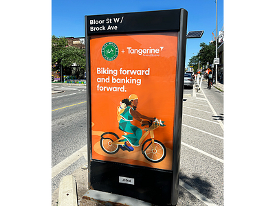 Brightening Toronto X Alyah Holmes advertising cartoon digital exercise lifestyle posters