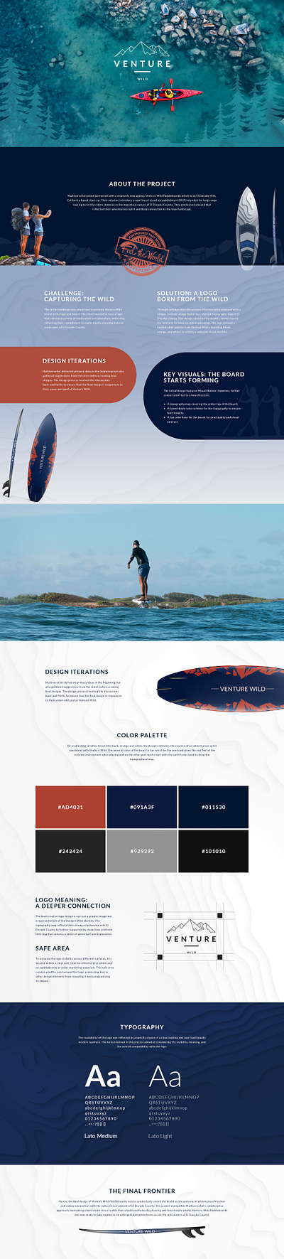 Venture Paddle Board Design - Case Study brand identity brandidentity branding case study creative logo graphic design illustration paddleboard paddleboard casestudy paddleboard design ui visual identity visual representation