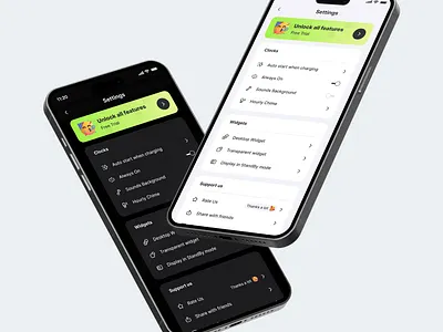 The clock app I've been developing for everyone is finally ready design ui ux