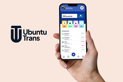 Ubuntu Trans UI app mobile money payment remittance transfer ui