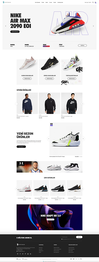 Sports Products E-Commerce ecommerce product sports uidesign uxdesign