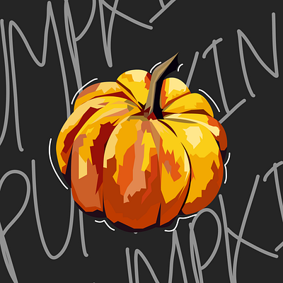 A Fine Pumpkin graphic design