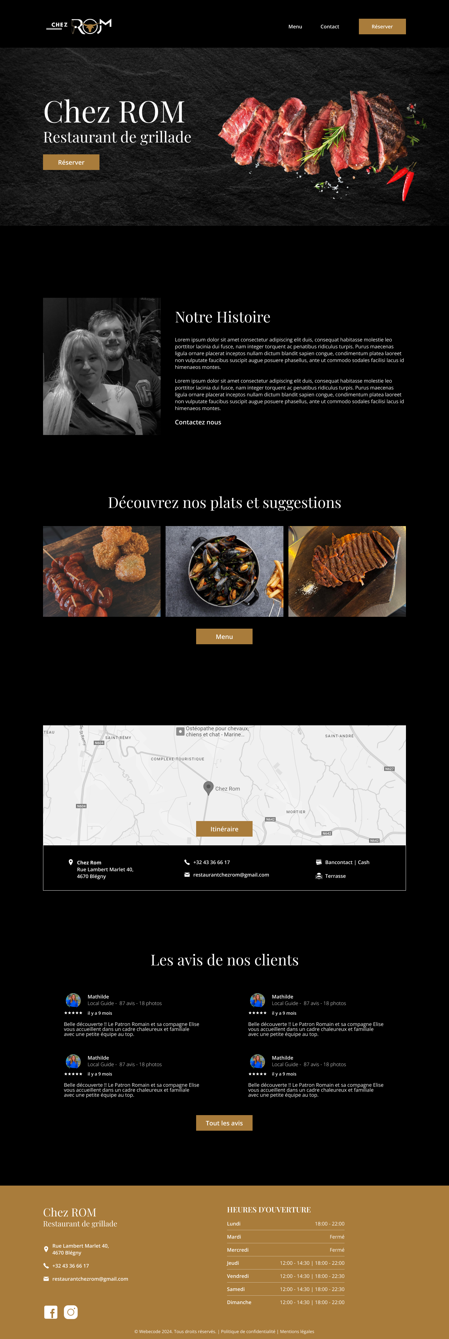 Maquette | Restaurant branding graphic design ui