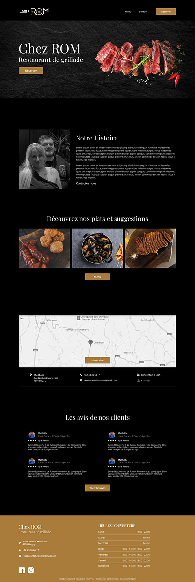 Maquette | Restaurant branding graphic design ui