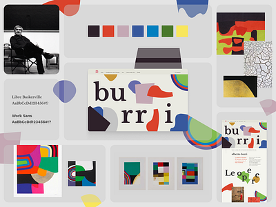 Bento mix #Alberto Burri alberto burri animation art artist colors geometric graphic design italian artist logo design shapes ui design webdesign