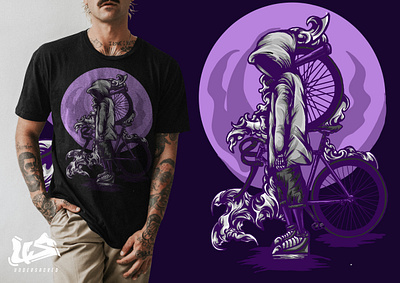 FIXIEFCHARACTER V2 bike bycycle creative illustration cycle detailed digital illustration fixie graphic artist graphic design illustration illustrator