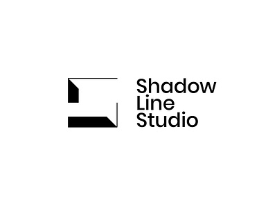 Shadow Line Studio architecture branding graphic design identity logo mark minimal simple studio symbol