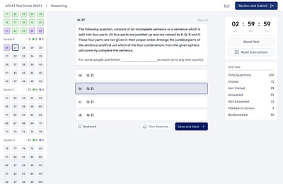 Online Exam portal - SAAS dashboard dashboard design saas ui ux webapp website