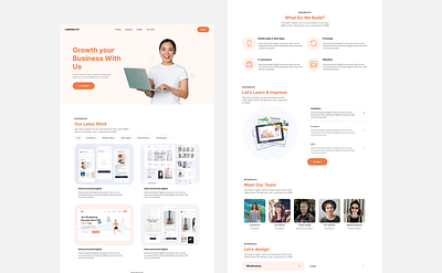 Landing Page - Labona design lading page landingpage ui ui design uidesign web