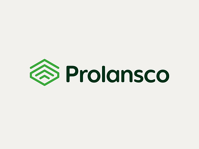 Prolansco abstract logo clean logotype green logo logomark logotype minimalist minimalist logo simple logo