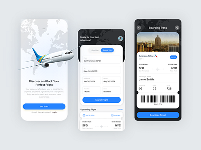 #DailyUI024 - Boarding Pass boardingpass dailyui dailyuichallenge dailyuichallenge024 mobileapp ui ux