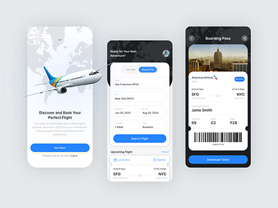 #DailyUI024 - Boarding Pass boardingpass dailyui dailyuichallenge dailyuichallenge024 mobileapp ui ux