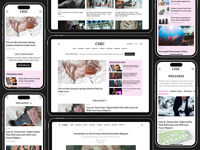 Case Study: Women's News Portal Website app design mobile design ui ux web design