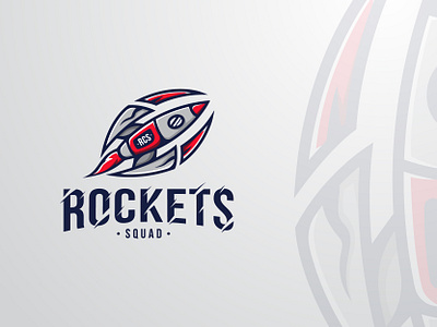 Esport Logo For Squad Team Rockets branding design esport gaming graphic design logo squad vector