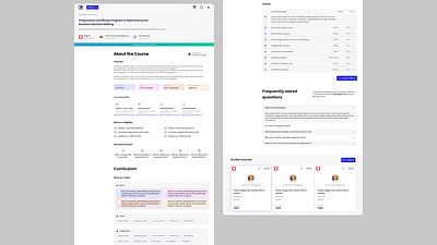 Detail Page Design ui