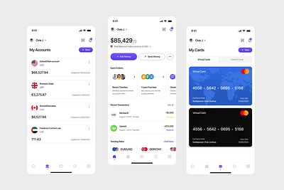 Fintech Mobile app design