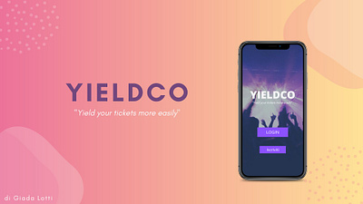 Yield your tickets more easily! - Concept ideas app branding graphic design projet design ui website design