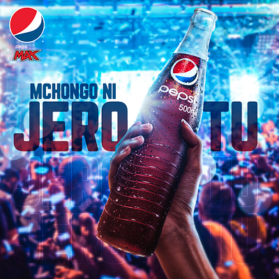 Pepsi - Blue Way to Refresh branding cool design digital manipulation drinks graphic design key visuals party pepsi social media young