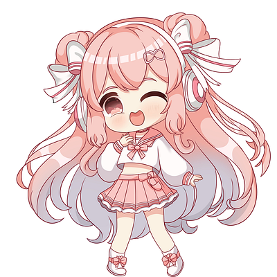 Custom Chibi Anime Character anime anime design cartoon cartoon character character design chibi anime chibi character custom illustration fanart illustration mascot mascot design