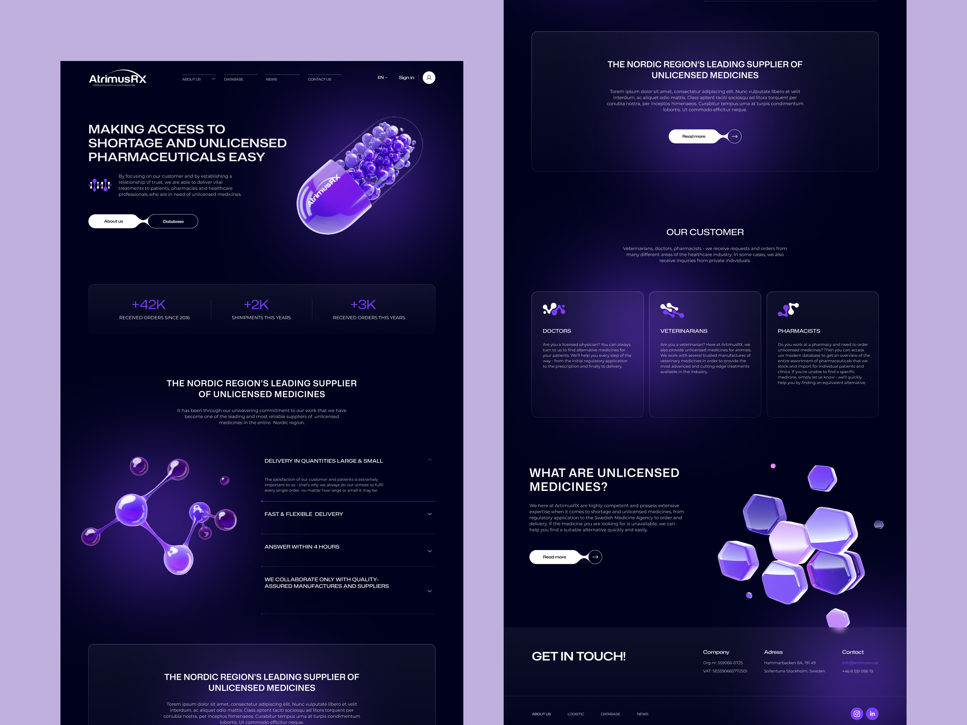 Example of Website Redesign