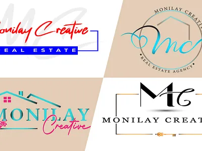 unique real estate logo design creative perfect logo property logo real estate logo realtor logo unique