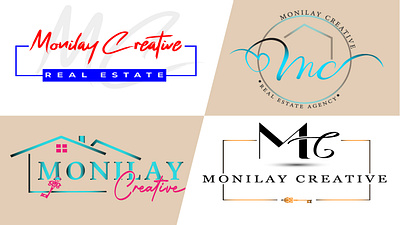 unique real estate logo design creative perfect logo property logo real estate logo realtor logo unique