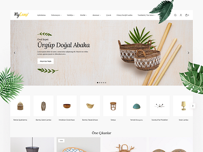 MyLamp - Ecommerce Website Design architect brand web design candle chandelier clean decoration design e commerce ecommerce footer header lamp light mega menu menu product space ui ux website