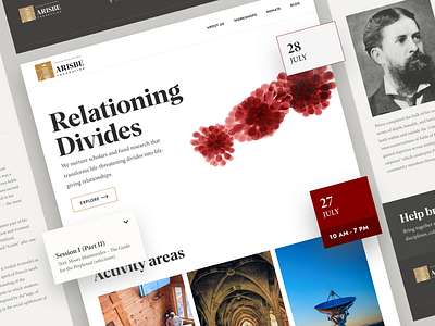 Bridging Divides with Arisbe branding ui ux web design web development