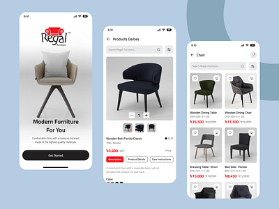 Mobile App Design app app design crm e commers furniture furniture app mobile mobile app saas ui ux