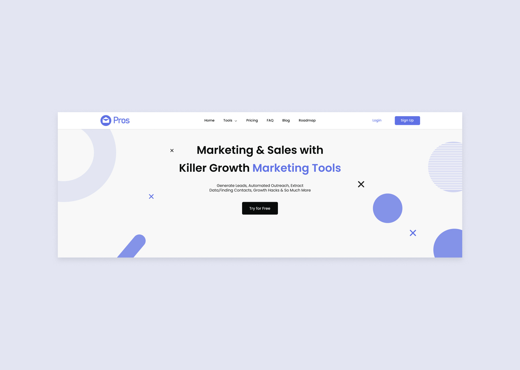 Hero Section - Marketing Tools herosection marketingtools ui uidesign websiteherosection