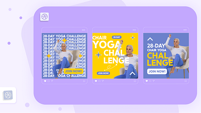 Social Media Post Design for YOGA-GO design graphic design minimal ui web