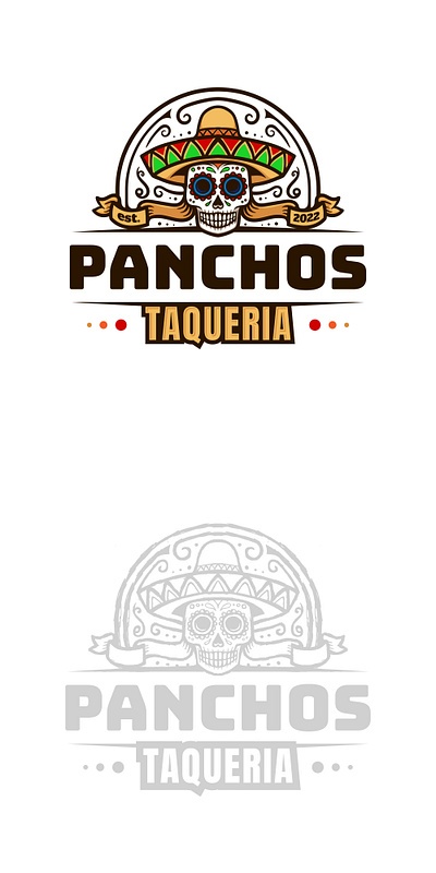 Design project - Panchos Taqueria 3d animation branding business cartoon design graphic design illustration isolated logo motion graphics ui vector white