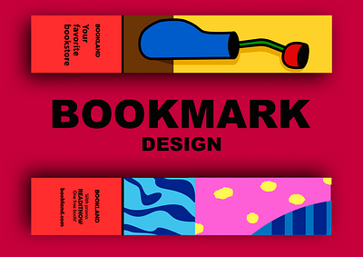 Bookmark Design adobe art artist book design bookland bookmark bookmarks books brand identify branding design designer figma graphic design illusrtrator illustration logo photoshop ui vector