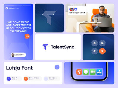 TalentSync - Branding for SaaS arounda brand identity branding business graphic design illustration logo logotype managment marketing mobile print product design saas typography ui ux visual identity web design