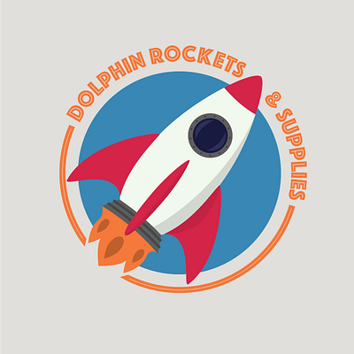 Rocket Logo branding dailylogochallenge dlc flat illustration illustrator logo rocket vector