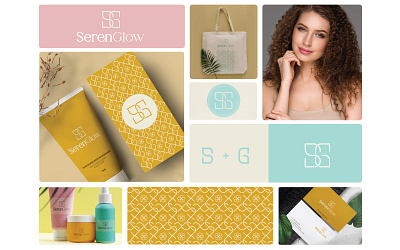 Serenglow Logo & Brand Identity Design branding graphic design illustration logo