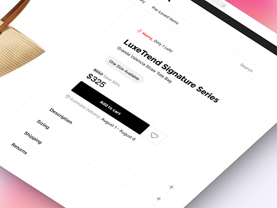 E-Commerce UI Design branding design e commerce minimal shop typography ui ux