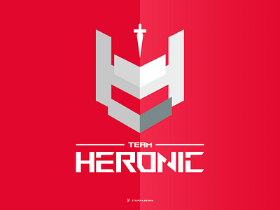 Team Heronic E-Sports design esports graphic design logo logo design logo esport logo esports design minimalist