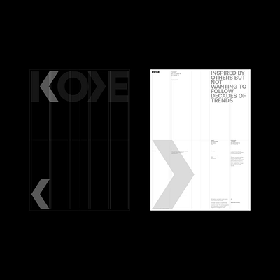 Kode Media branding font graphic design grid layout logo malvah type ui