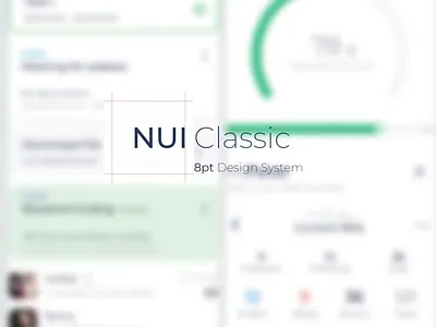 NUI Classic Mobile UI Design System (Part 1) app app development design system grid system mobile ui ui components