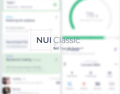 NUI Classic Mobile UI Design System (Part 1) app app development design system grid system mobile ui ui components