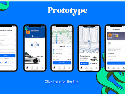 Waymo Proposed Design 2023 app mobile transportation ui